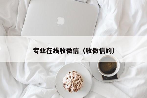 专业在线收微信（收微信的）